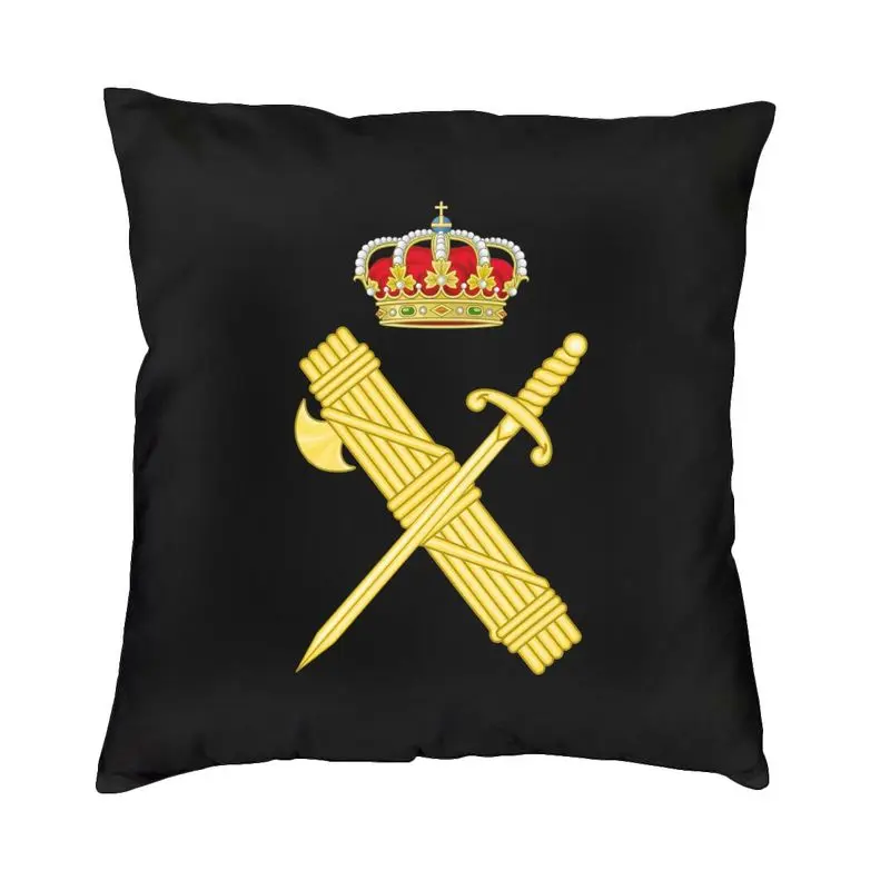 Nordic Style Civil Guard Spain Spanish Cushion Covers 45x45 Polyester Throw Pillow Case Car Square Pillowcase Home Decorative