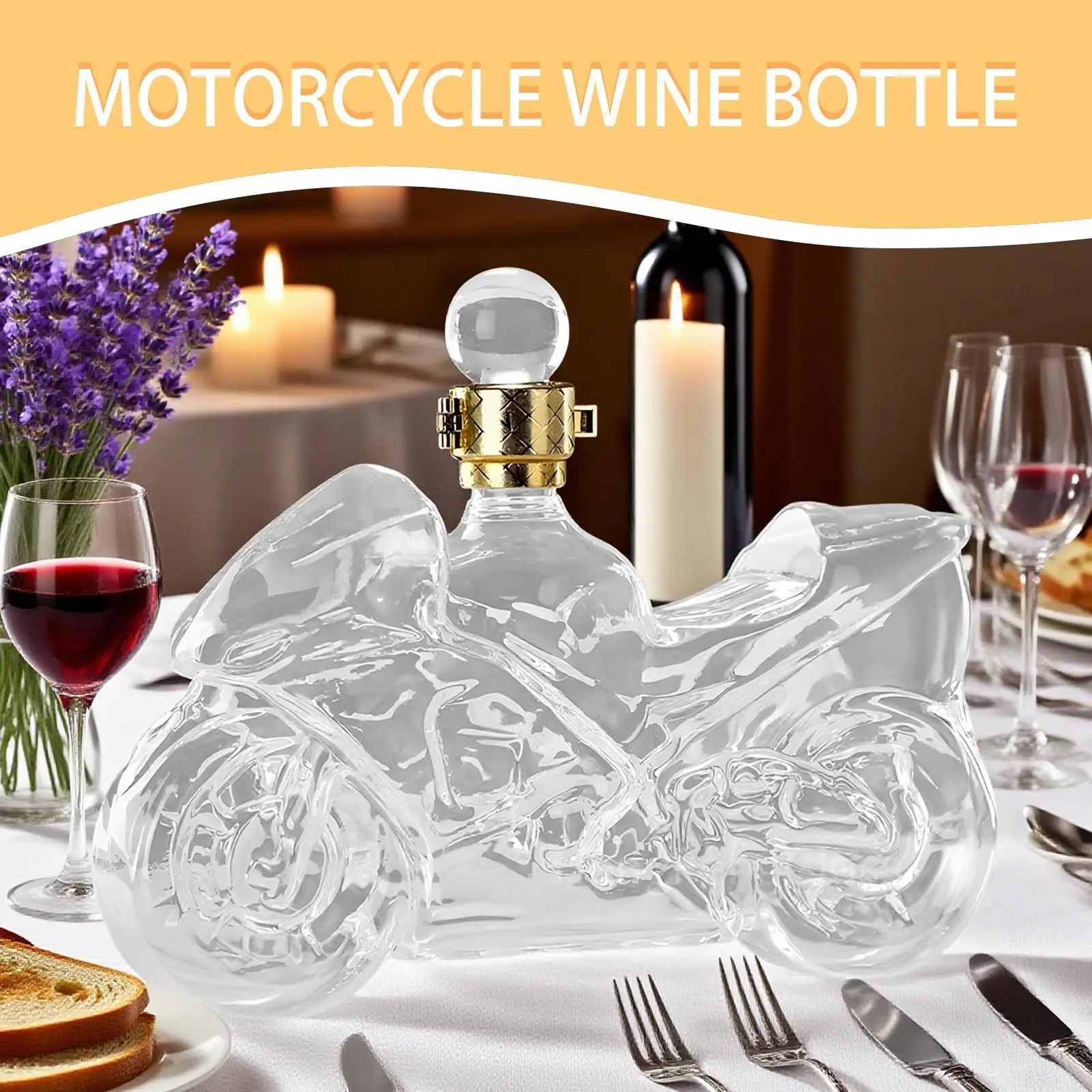 Botella de licor exquisita y divertida en 3D, decantador de whisky de cristal, regalos para hombres, papá, marido, decoración de Bar para el hogar, gabinete familiar, adorno de almacenamiento