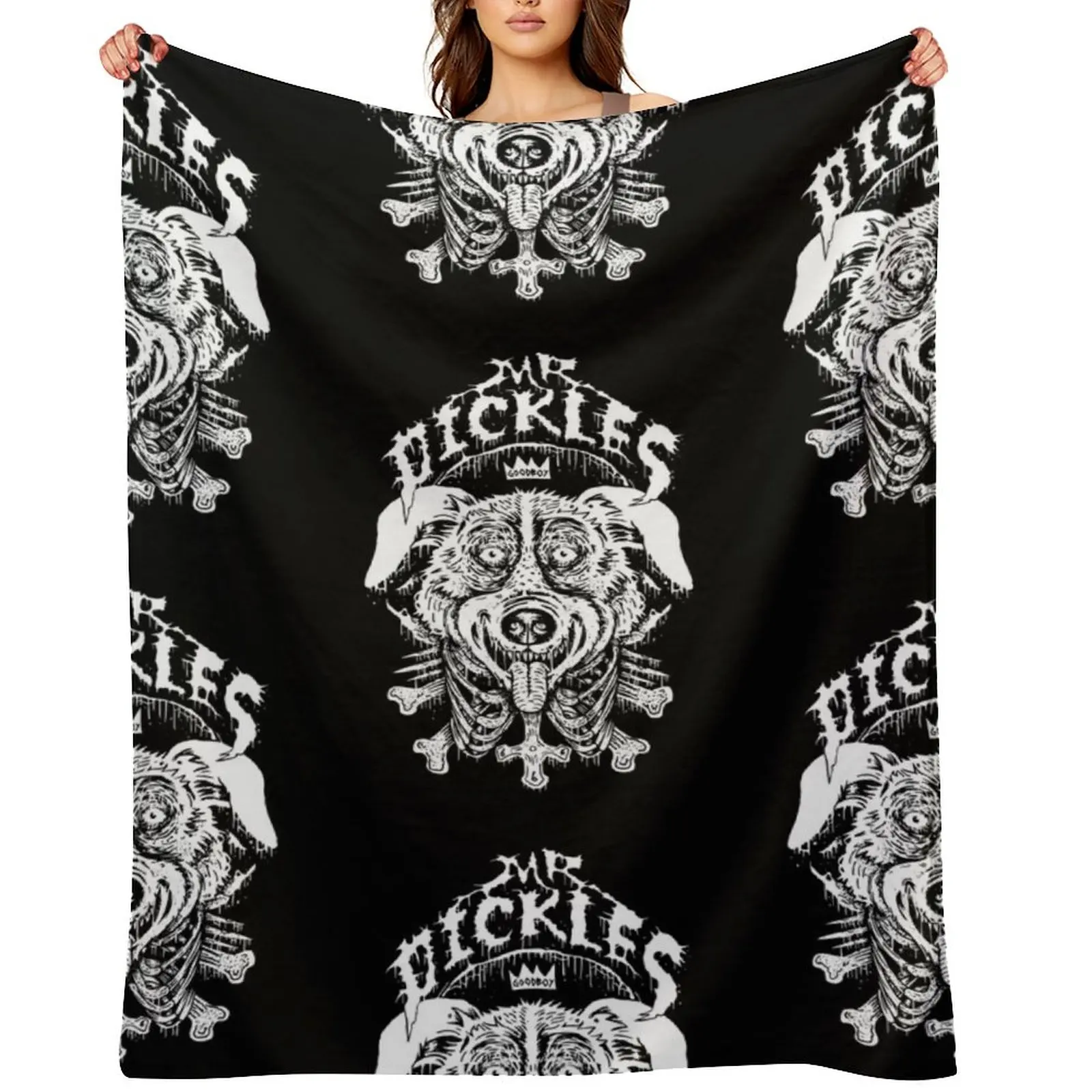 

Mr. Pickles - 14 Throw Blanket Decorative Throw Sofa Throw Flannels Personalized Gift Blankets