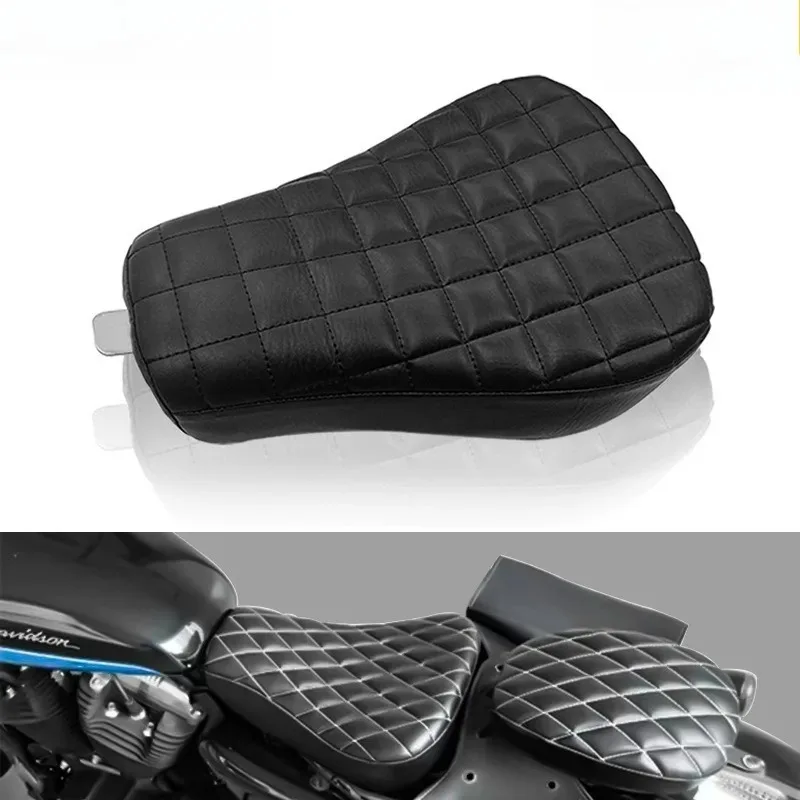 Pkx For Harley Sportster ty Eight XL1200 883 72 48 2010-2015 Motorcycle Black Front Driver Solo Seat Cushion