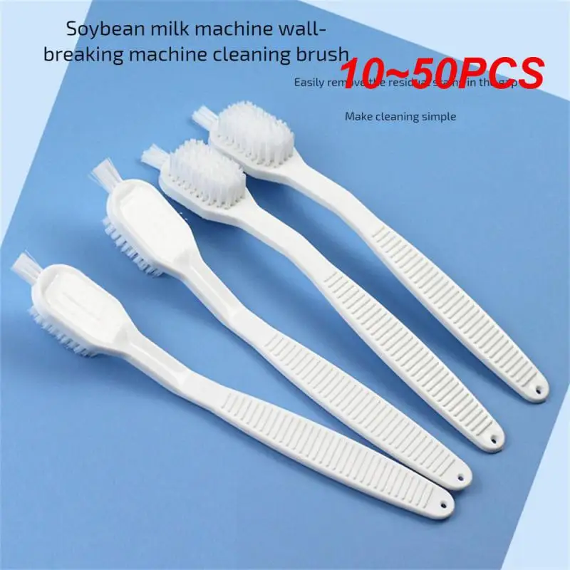 10~50PCS Soymilk Brush Multi-faceted Cleaning High Density Material White Household Daily Necessities Cup Brush Durable