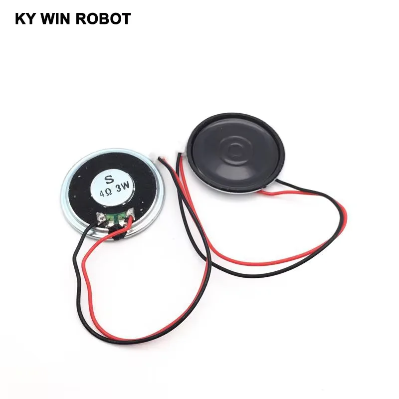 

2pcs/lot New Ultra-thin speaker 4 ohms 3 watt 3W 4R speaker Diameter 40MM 4CM thickness 5MM with PH2.0 terminal wire length 15C