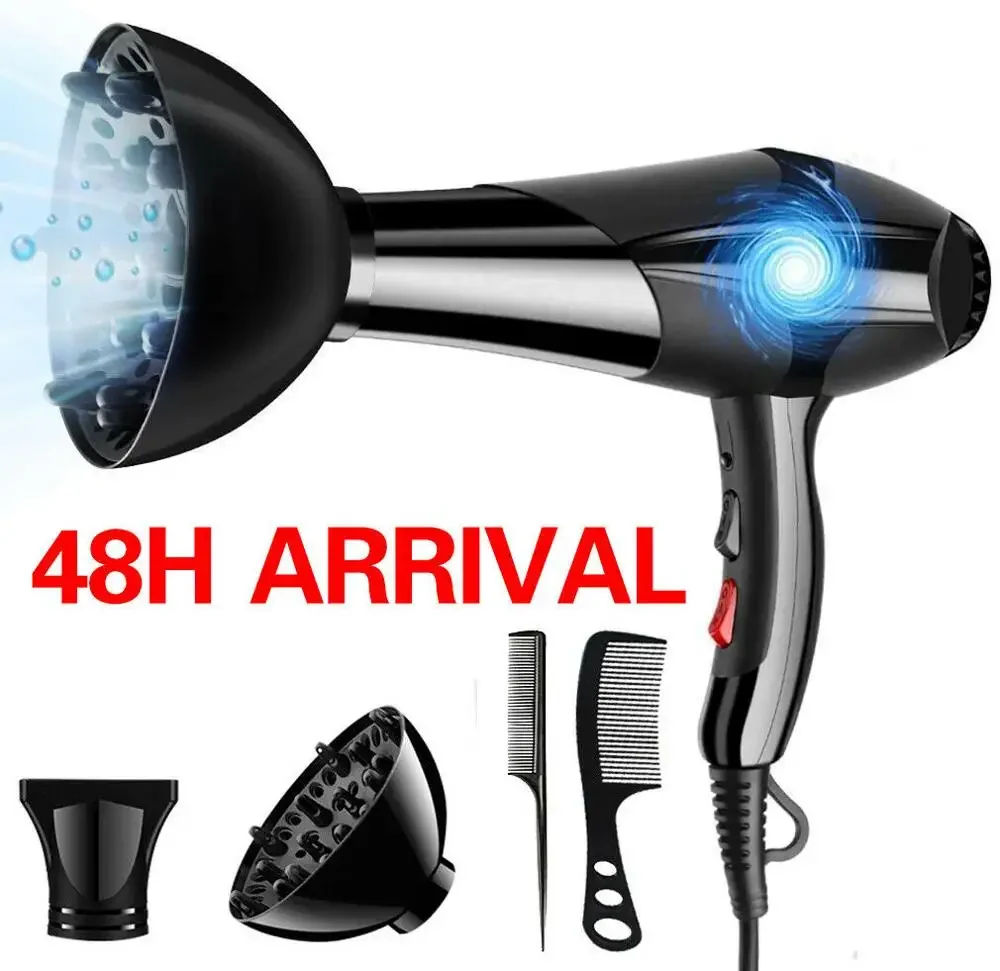 Professional Salon Hair Dryer | Strong Power Styling Tools | Hot/Cold Air Blow Dryer