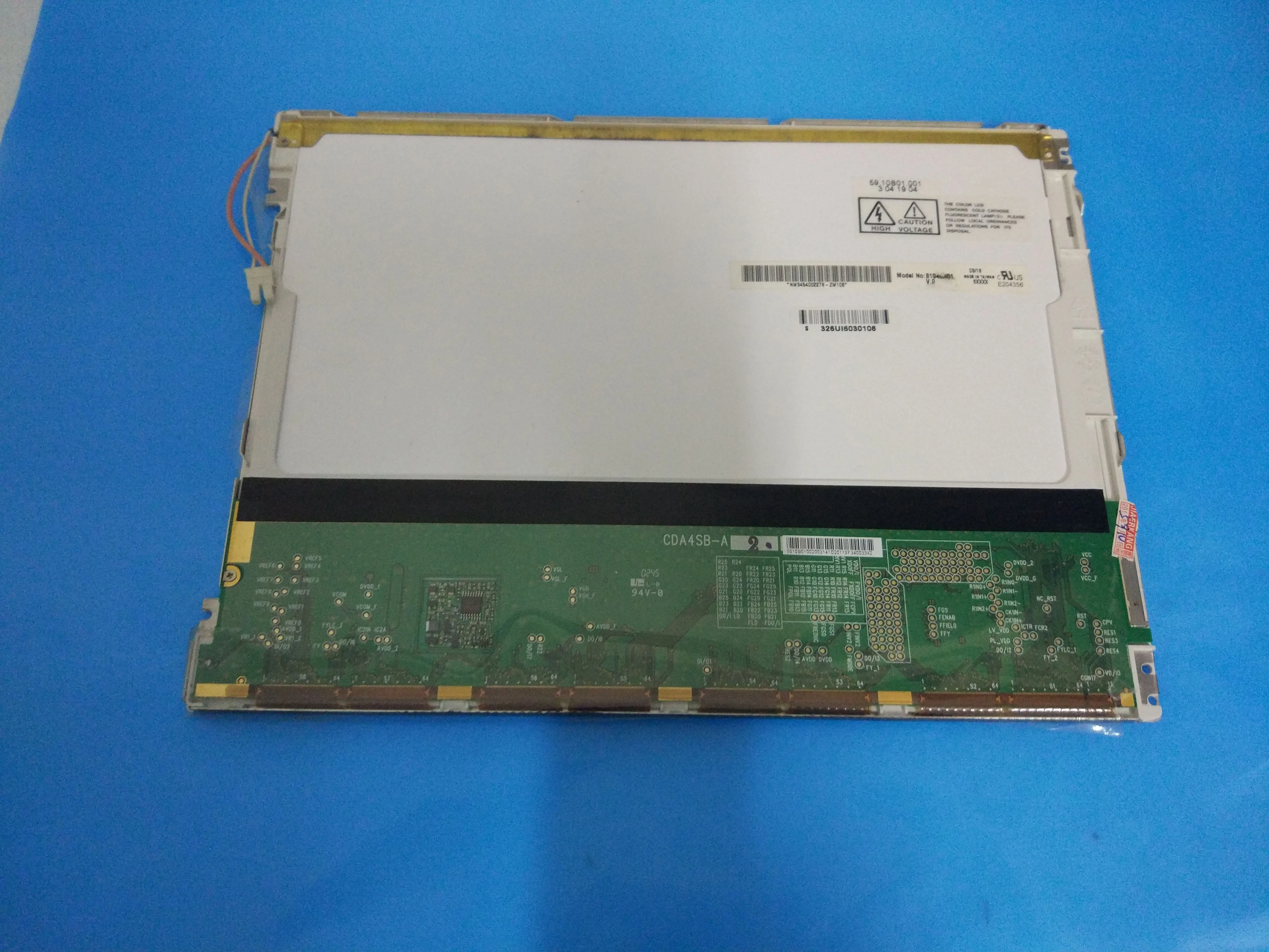 Original B1048N01 V0 LCD screen, display parts, panel replacement, 10.4 inches, free shipping