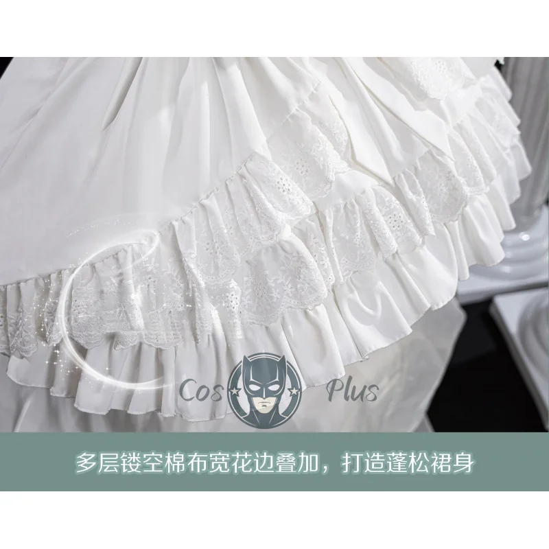 فستان نسائي أبيض من Project Sekai Hatsune Miku أزياء تنكرية لحفلات الرسوم المتحركة أزياء الهالوين ملابس لعب الأدوار