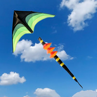 Large Kites pendant 3d kite tails rainbow windsock kites flying outdoor sports toys soft kites for adults wind kites factory koi