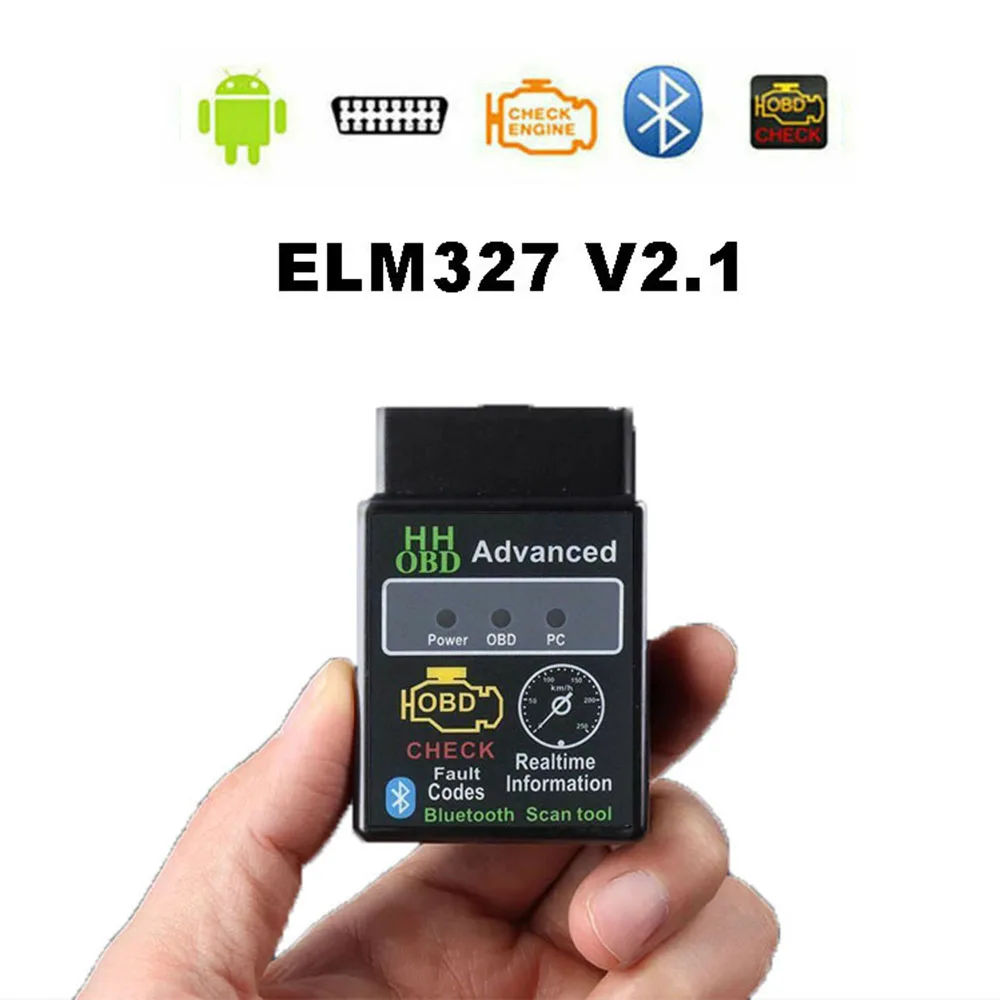 Extractme Car OBD2 Obd ELM327 V2.1 Bluetooth 2022 New Kan Bus Check Engine Auto Car Diagnose Scanner Tool Adapter Voor Android