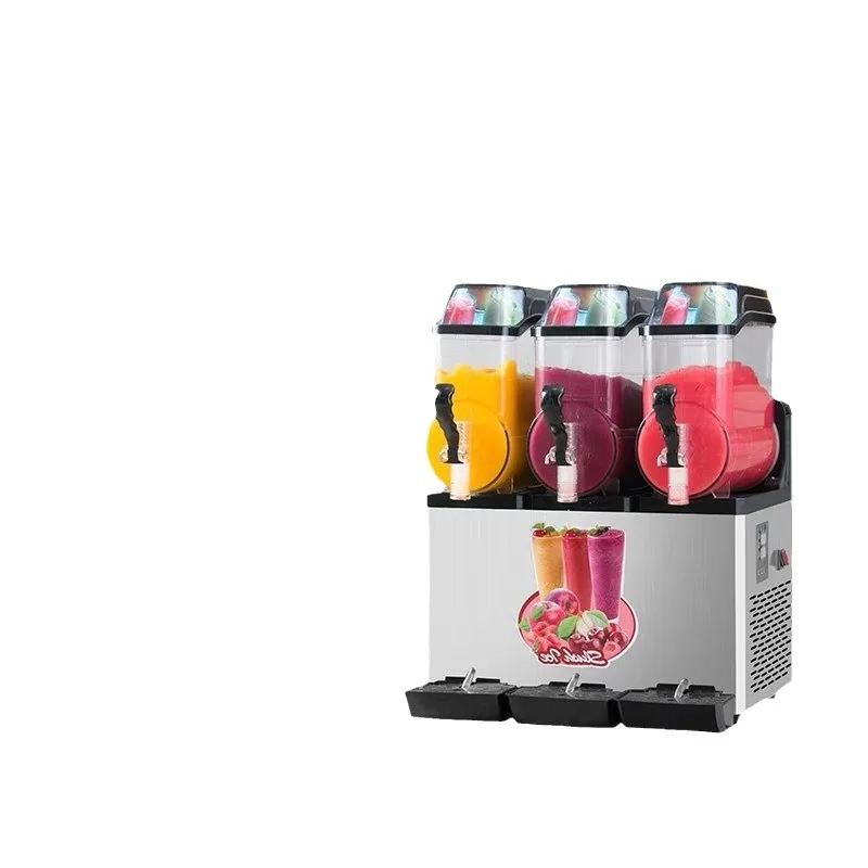 

Upgraded snow melting machine, commercial beverage machine, double-cylinder slush