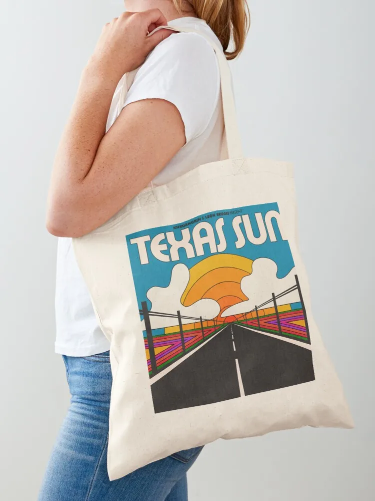 

texas sun Tote Bag tote bag custom supermarket folding bag Canvas for women Women bags