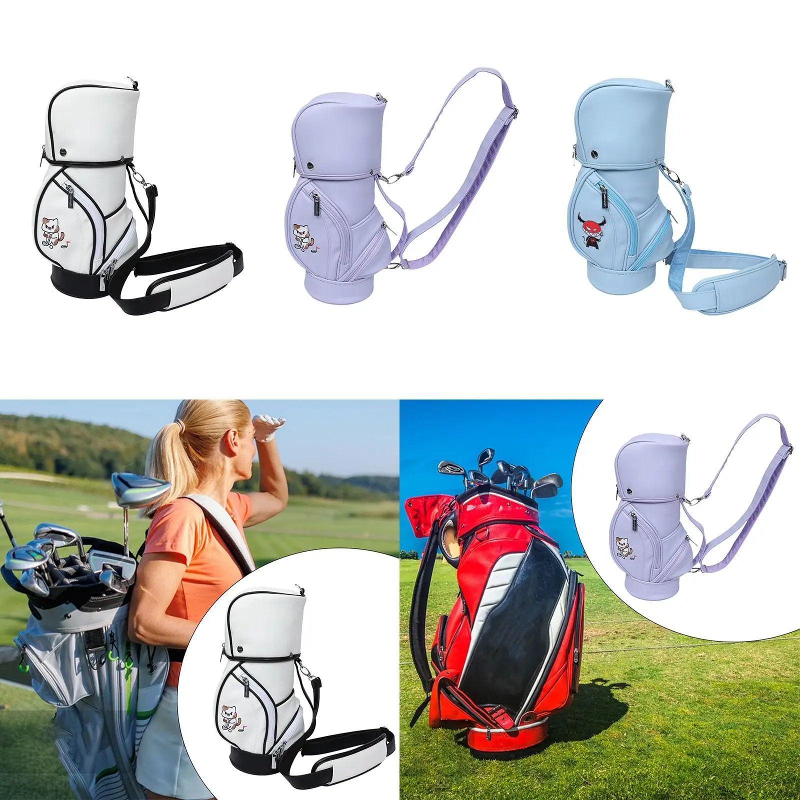 

Golf Ball Bag Golf Ball Holder Travel Bag Storage Bag Golf Shoulder Bag for Ladies Golf Supplies Outdoor Sports Accessories