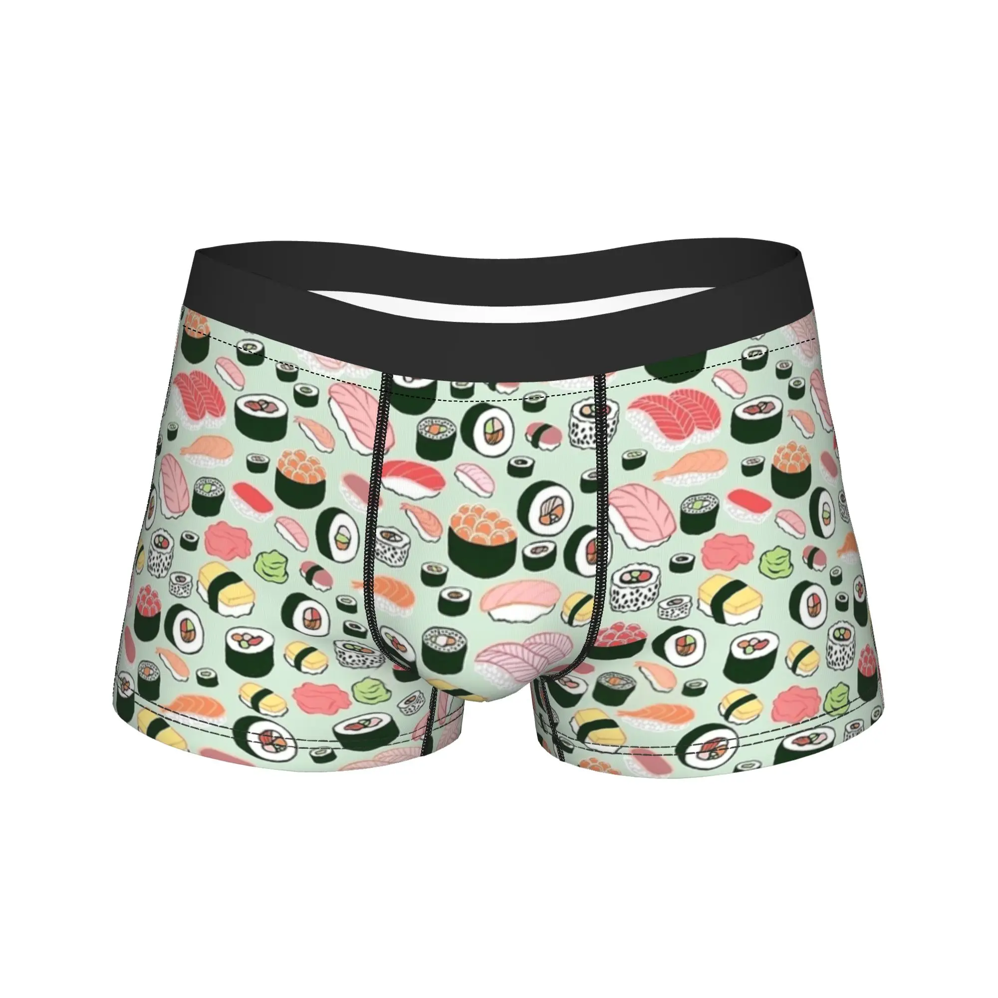 Sushi Forever! Boxer Brief  Underwear Hot Sale Men Comfortable Boxershorts Pattern Large Size Panties