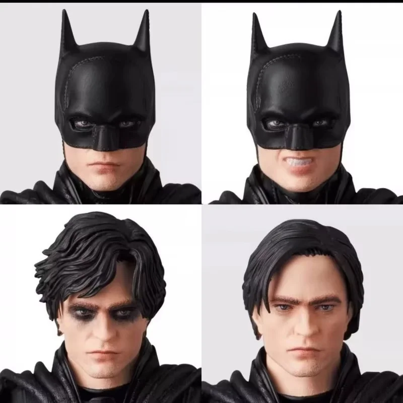 متوفر في المخزون تماثيل الرسوم المتحركة باتمان مافيكس روبرت باتينسون نسخة الفيلم تمثال 6 بوصة دوري العدالة باتمان عمل هدية للأطفال