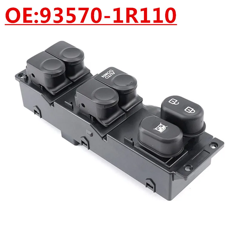 

Новый OE:93570-1R110 Подходит для Hyundai Kia, переключатель подъема левого переднего стекла, переключатель управления стеклоподъемником