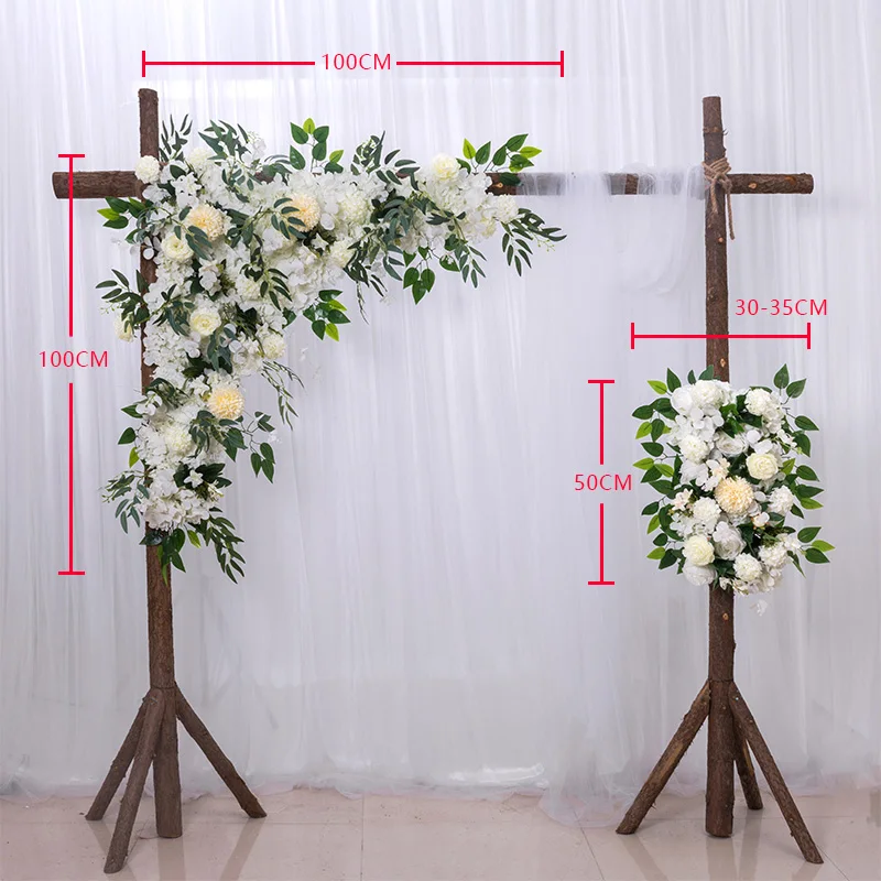 

Flone Artificial Flowers Swag, Wedding Arch Corner Flowers, Fake Floral Arrangement, Party Backdrop Decoration