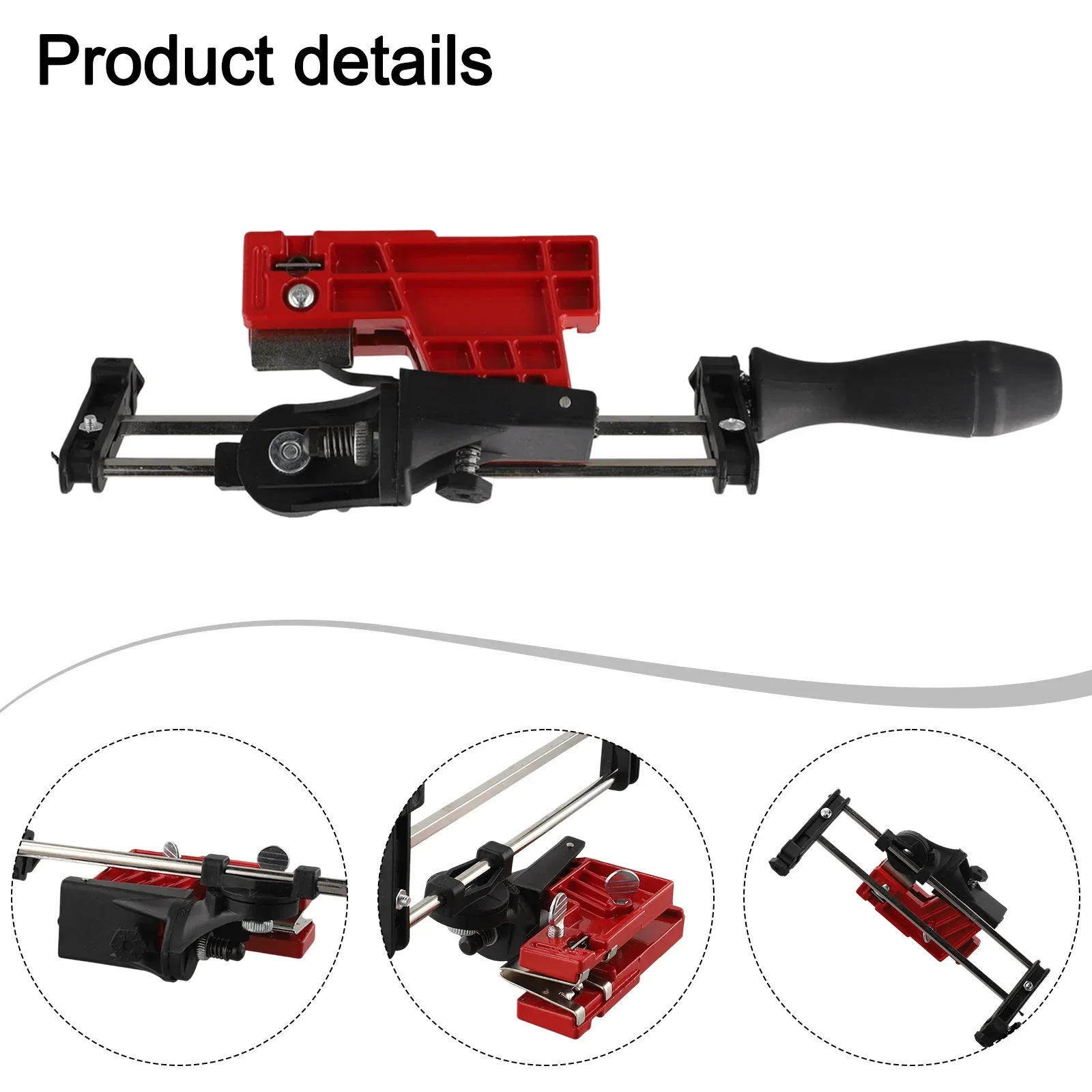 

Gardening Tasks 30*16*6cm Chain Saw Sharpener Chainsaw Sharpener With Files Chain Repair Metal And Plastic Construction