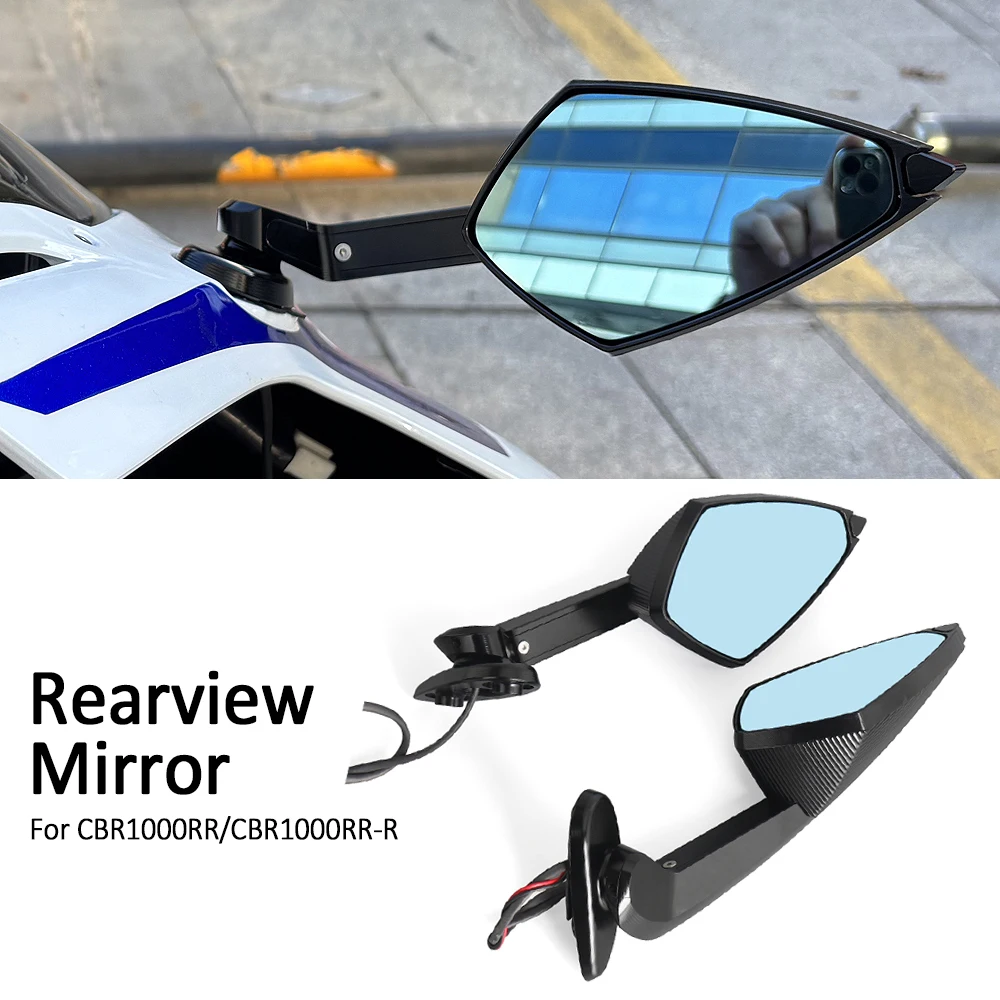 

For Honda CBR 1000 RR-R RR 2019-2025 CBR1000RR CBR1000RR-R Fireblade Motorcycle Rearview Mirrors With Turn Signals LED Kit