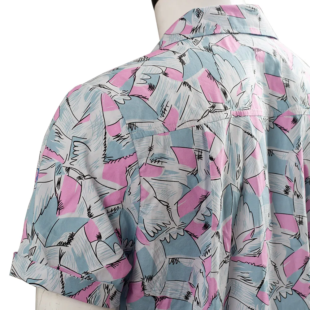 جيم هوبر فانتازيا داستن هندرسون تأثيري قميص قصير الأكمام هوكينز التشجيع فستان هالوين لعب الأدوار كرنفال البدلة