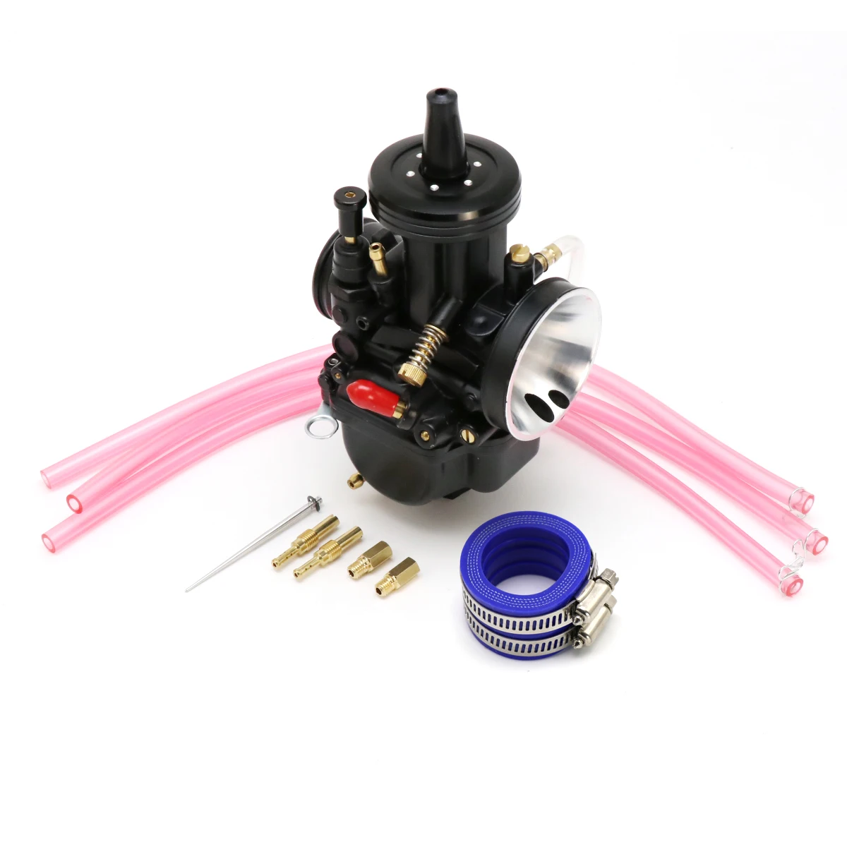 Sclmotos PWK 21 24 26 28 30 32 34mm Racing Motorbike Motorcycle Carburetor Carb 4T Engine Systems With Power Jet Adapter