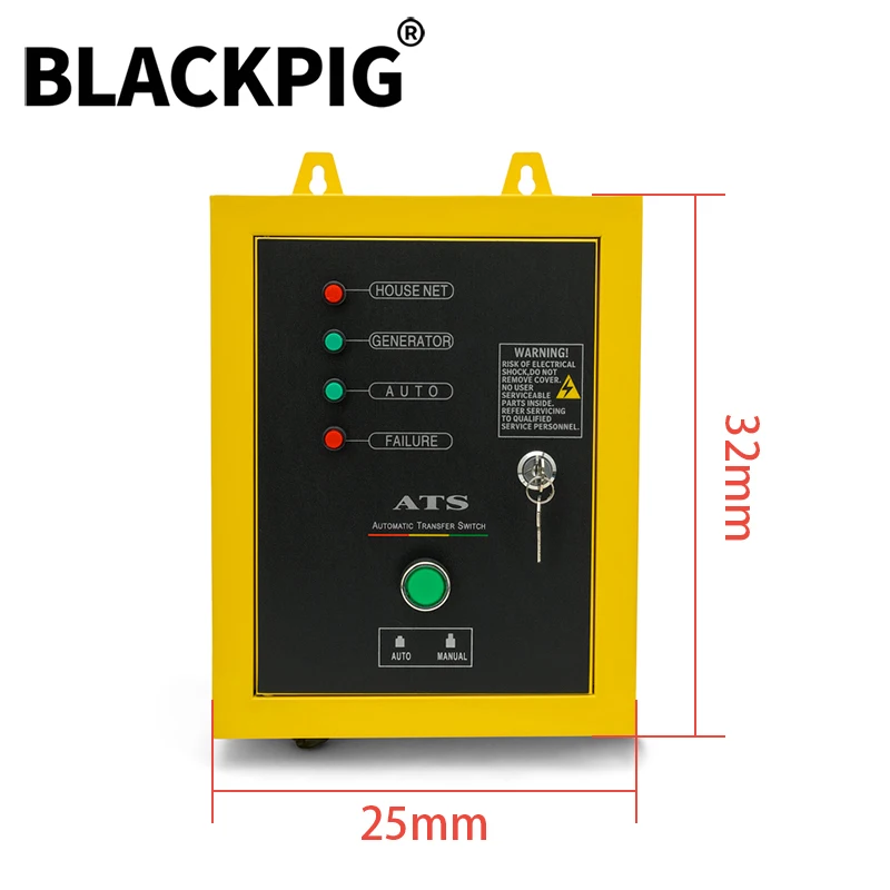 10KW ATS Control Box Module Auto Start Stop Single Phase 220v 240v Gasoline Generator Controller