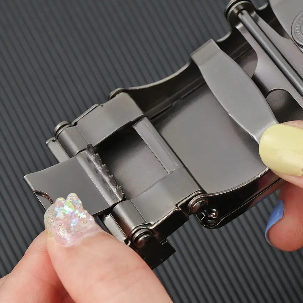 أزياء حزام قابل للتعديل استبدال مشبك DIY الحديد التلقائي مشبك حزام مشبك الرجال