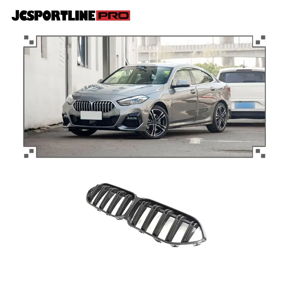 Dry carbon fiber F44 Front Bumper Grille Kidney Grill For BMW 2 Series 2021+ Gran Coupe