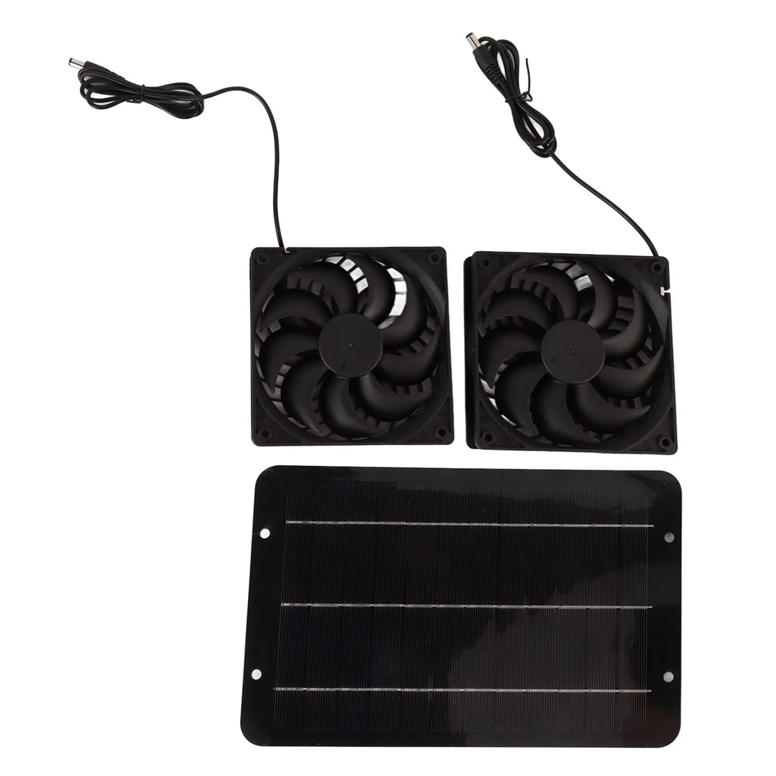 

10W 12V Portable Waterproof Solar Powered Fan Kit for Chicken Coop Greenhouse Dog House Shed Exhaust Cooling Ventilation