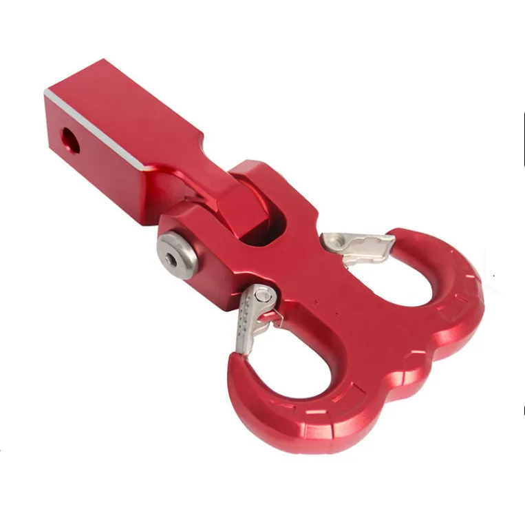 Hot-selling Aluminum Forging Traier Hitch of Symmetrical Sheep Horn Shape Tow Hook Use for Rear Bumper Receiver Accessories