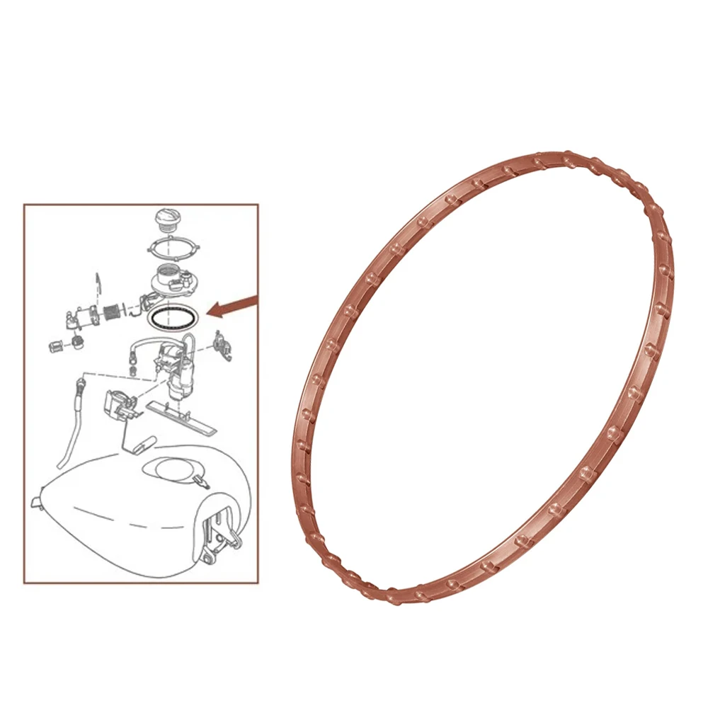 

61402-08 Fuel Tank Seal, Fuel Pump Door Gasket for Harley-Davidson Touring Electra Glide, Street Glide, Road Glide