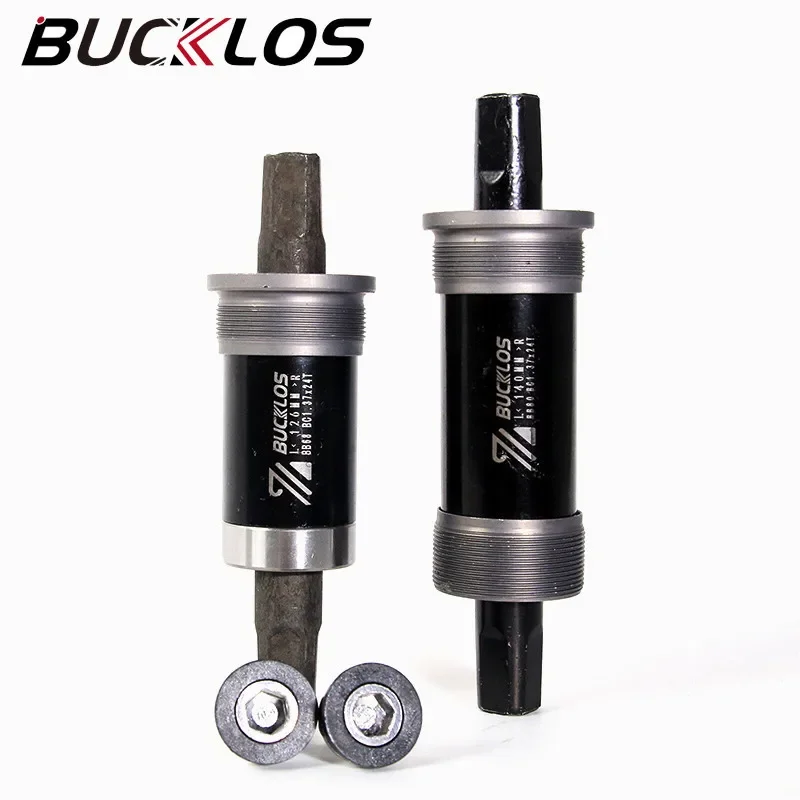 

BUCKLOS MTB Bottom Bracket Sealed Bearing Road Bike BB For Square Crankset 68MM 80MM 90MM 100MM 110MM 120MM Cycling Parts