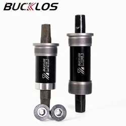 BUCKLOS MTB Bottom Bracket Sealed Bearing Road Bike BB For Square Crankset 68MM 80MM 90MM 100MM 110MM 120MM Cycling Parts