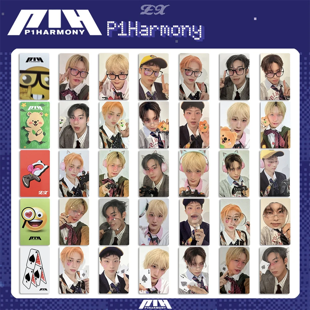 

6Pcs/Set KPOP P1Harmony Postcards New Album EX Photocards KEEHO THEO JIUNG INTAK SOUL Two-Sided Lomo Cards Fans Collect Gift