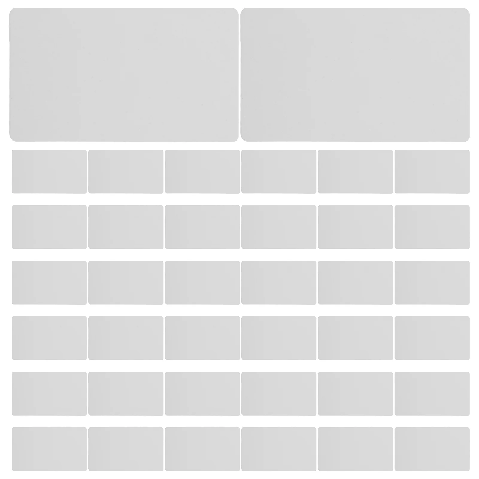 Blank Kraft Paper Card Personalized Business Cards Scrapbook Words Flash for Making