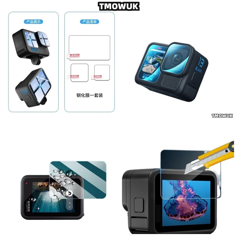 

For GoPro Hero 13 Maximum Clarity Glass Screen Protector