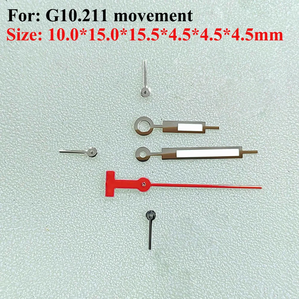 

Watch Accessories Watch Hands Suitable for T044 Movement Fit G10.211 Movement Wacth Repair Parts Watch Needle 6-Pin