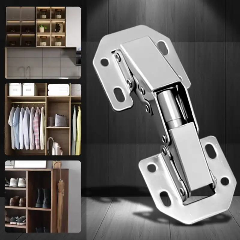 

2/4/6Pcs Cabinet Hinge-Easy Installation Bridge Shaped Door Hinges