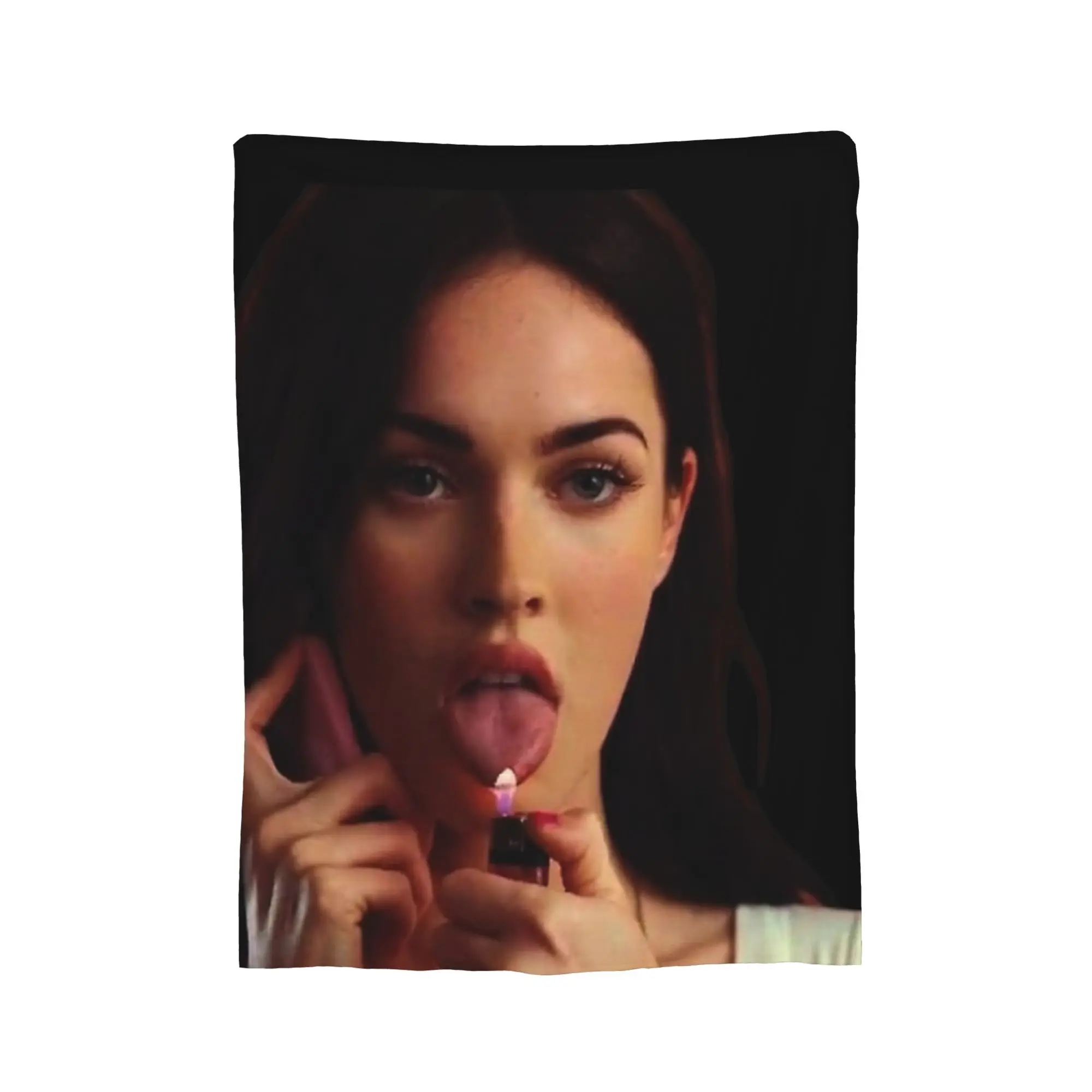 Megan Fox in Jennifer's body Blankets  Flannel Novelty Breathable Throw Blanket for Chair Covering Sofa  Winter
