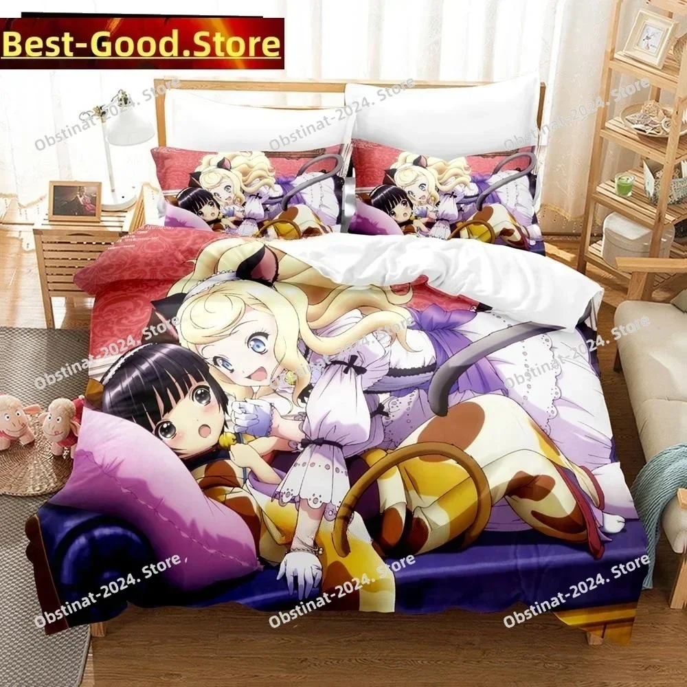 3D Anime Croisée In A Foreign Labyrinth Bedding Set Printed Comforter Quilt Duvet Cover Pillow Case 3 Pieces Set Kids Adult Size