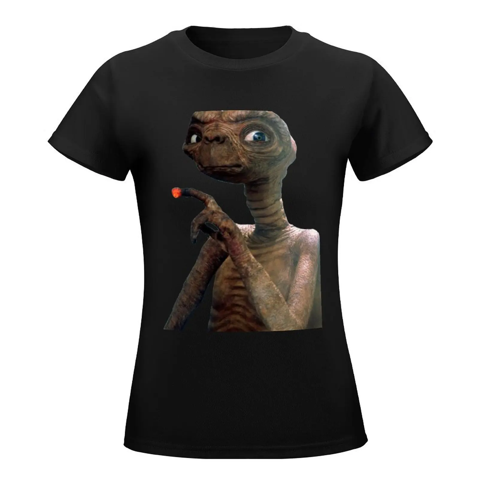 E.T. Phone Home T-Shirt summer tops aesthetic clothes Blouse Female clothing t shirt for Women