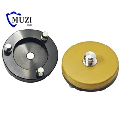 High Quality Yellow Black Fixed Type Three-Jaw Tribrach Adapter with 5/8