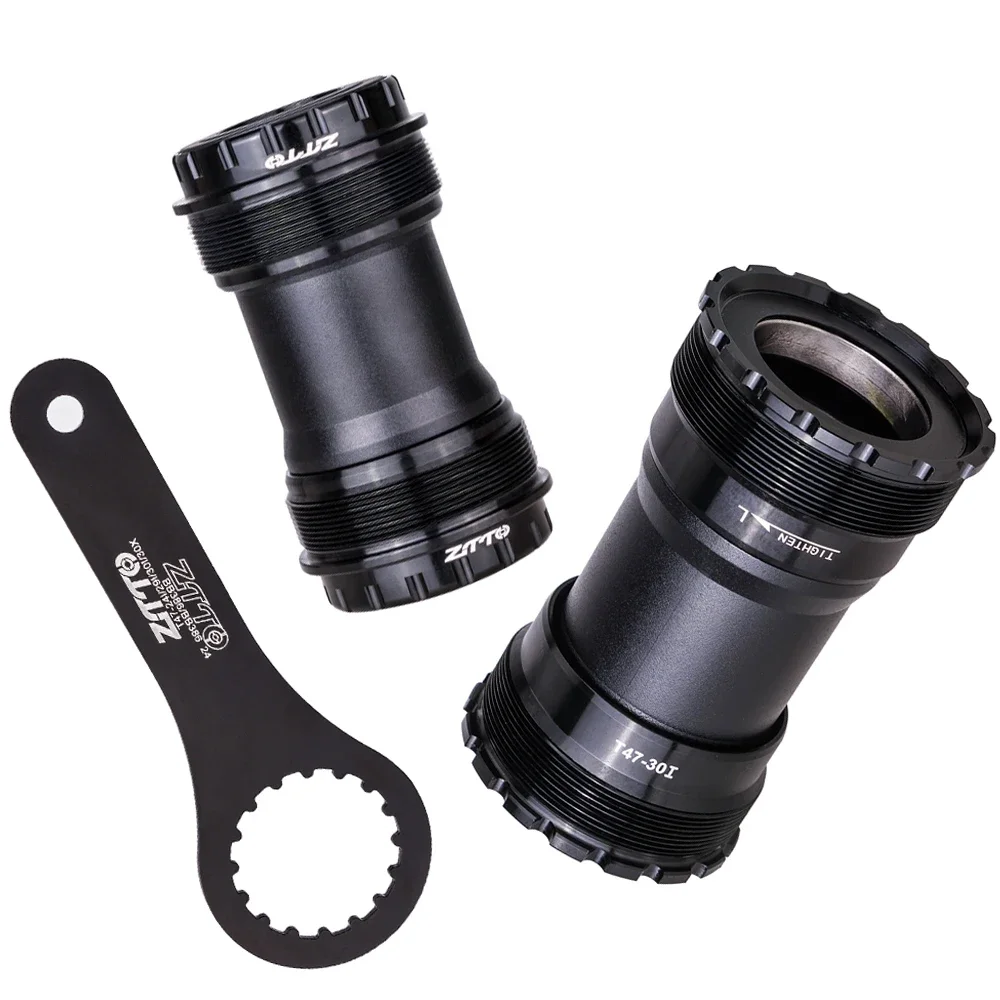 AliExpress ZTTO Thread 47 Bicycle Frame Bottom Bracket Install Tool 24 MTB Road Bike T47 Crankset BB DUB 29 30mm 68 73mm Shell Spline Axis