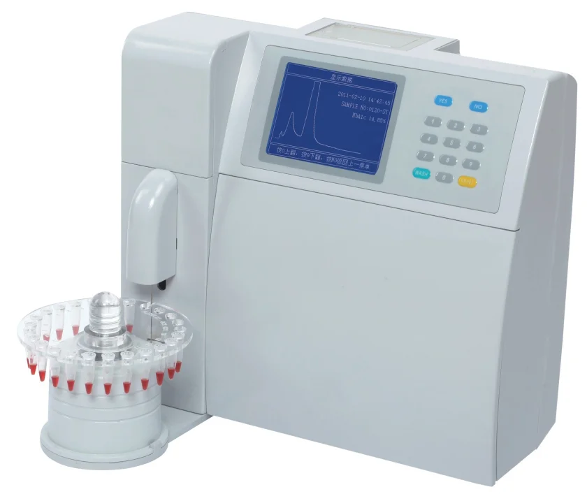 hba1c emoglobin hplc analyzer AC6601 glycated hemoglobin hba1c analyzer