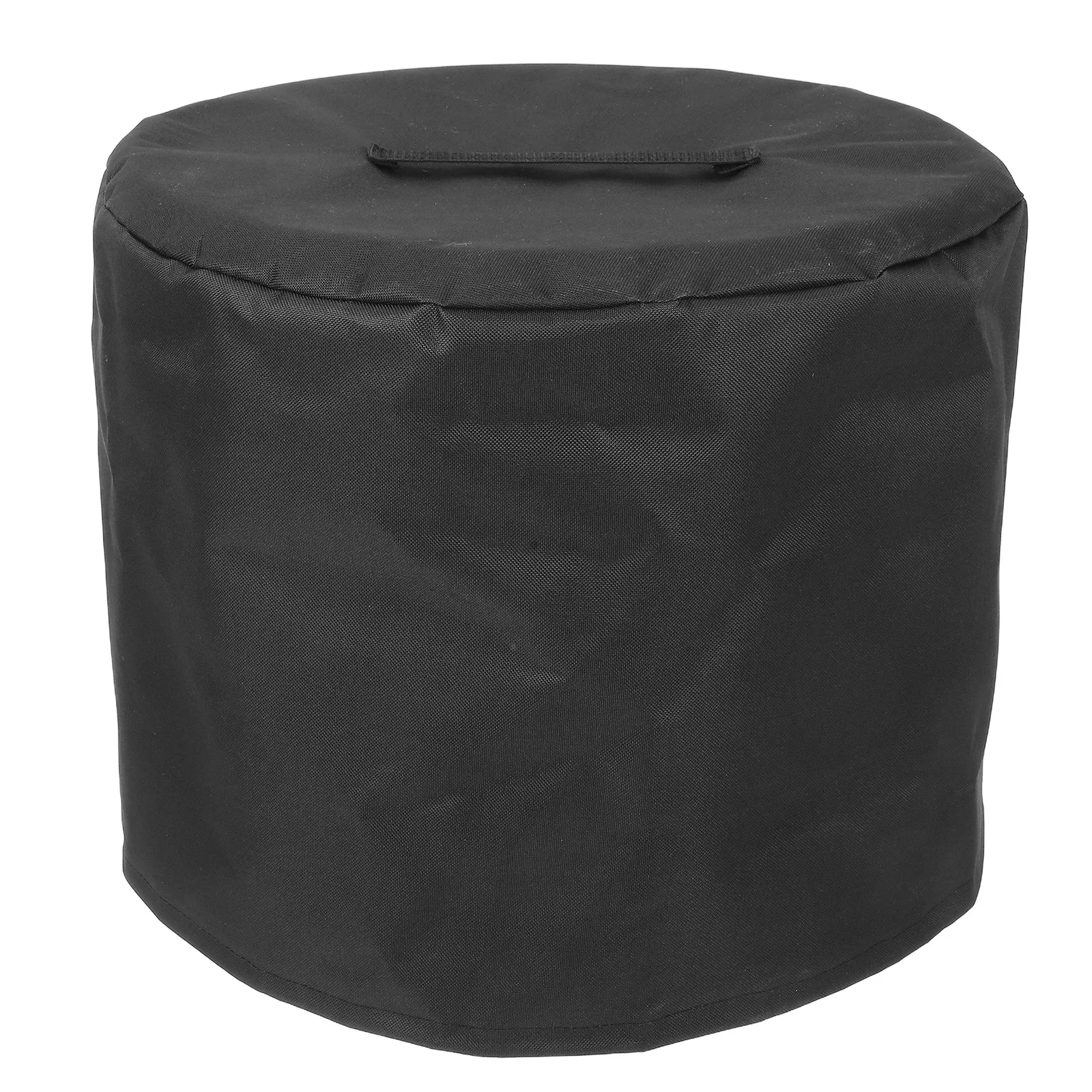 

Fire Pit Cover 600D Oxford Cloth Black Portable Weatherproof Heater Protection Garden Fireplace Outdoor