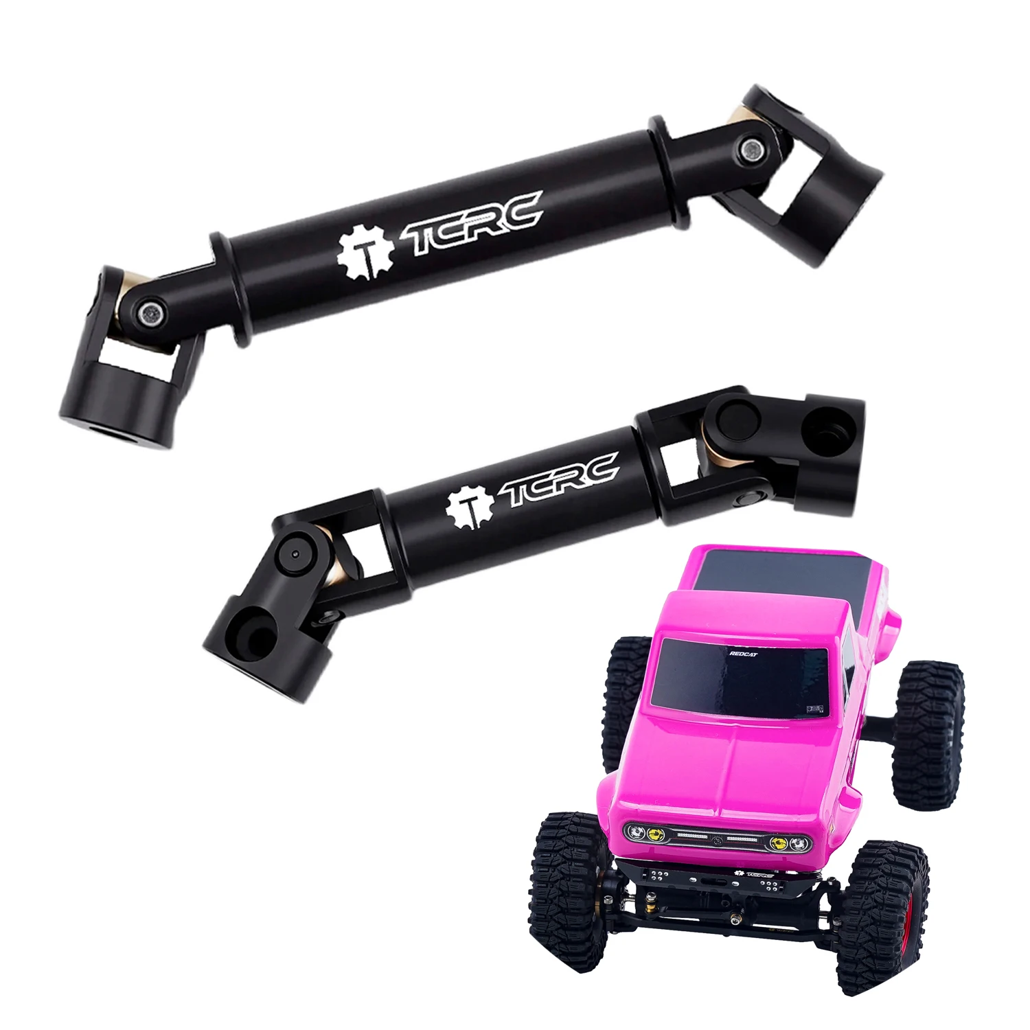 TCRC 2PCS Hard Alloy Steel 4140 Chromoly Drive Shafts for Redcat Ascent-32 1/32 RC Crawler Car Upgrades