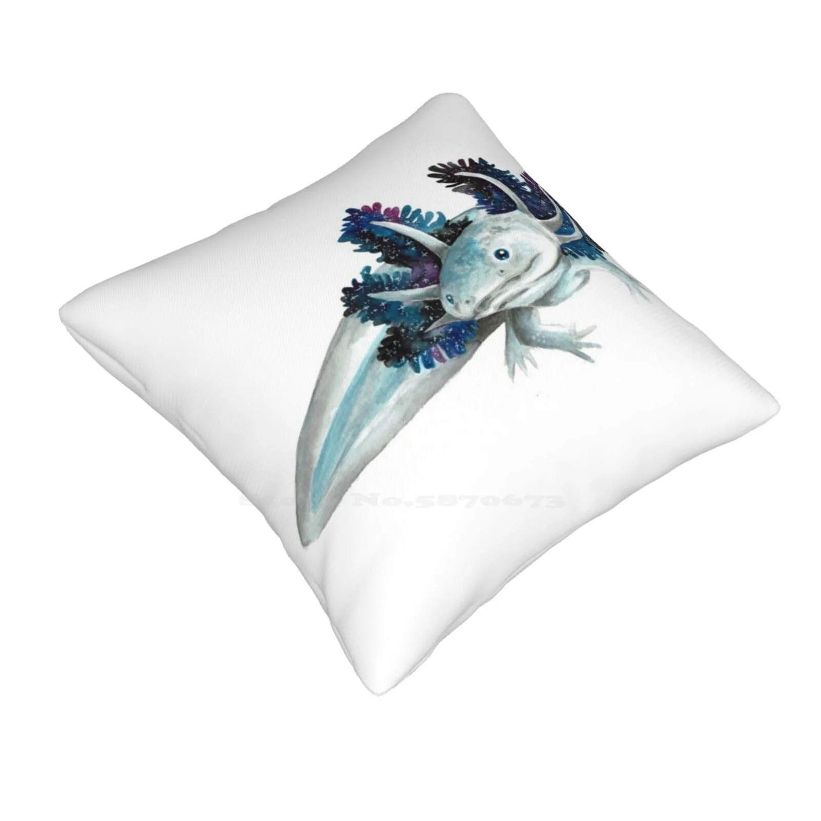 Cosmic Axolotl Pillowslip Pillowcase Pet Axolotl Axie Galaxy Unique Axolotl Art Axolotl Pet Ashley