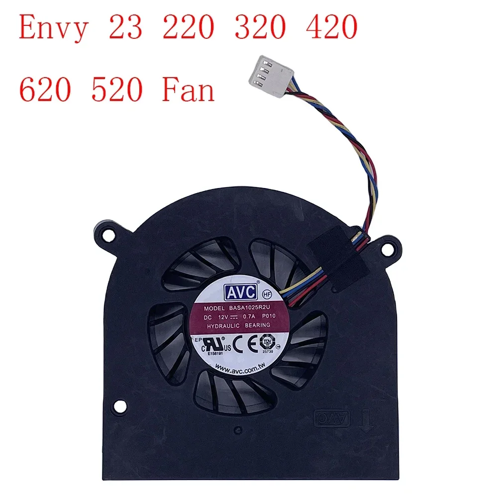 Replacement CPU Cooling Fan for HP Omni 220 320 420 620 520 Envy 23 TouchSmart AiO 23-d010ea 20-B314 20-B Series Fan