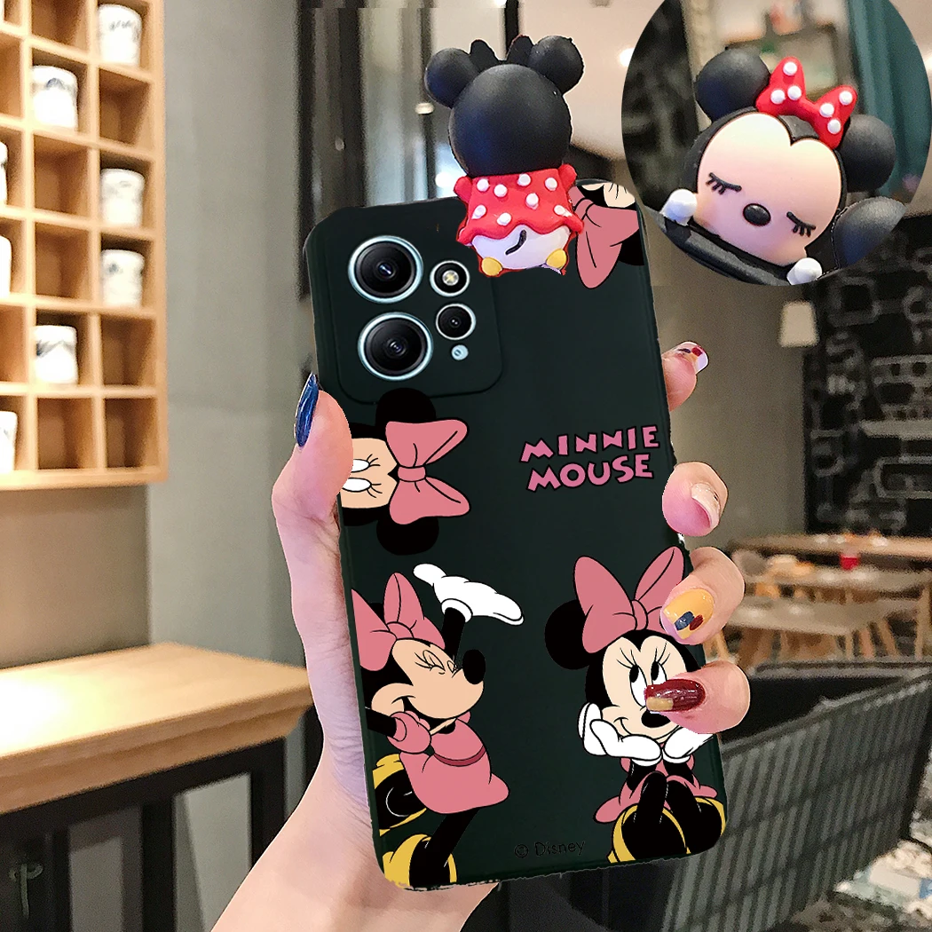 Cartoon 3D Mickey Minnie Cute Tpu Case For Realme C53 C21Y C25Y C25 C21 C12 C15 C20 C35 C33 C55 C67 C51 C30 C31 12 Pro Note 50