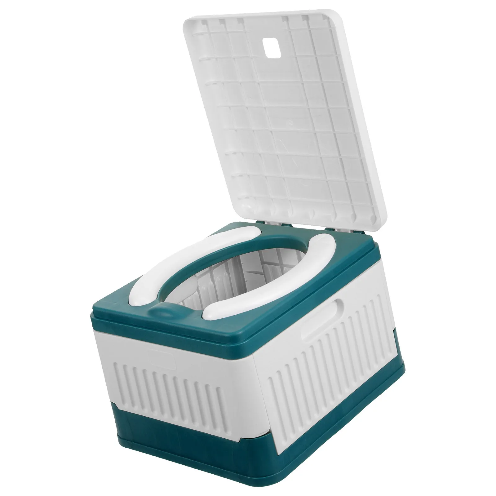 مرحاض محمول قابل للطي، مادة PP PVC، صندوق تخزين السيارة، قعادة السفر في الهواء الطلق، خفيف الوزن وقابل للطي #3