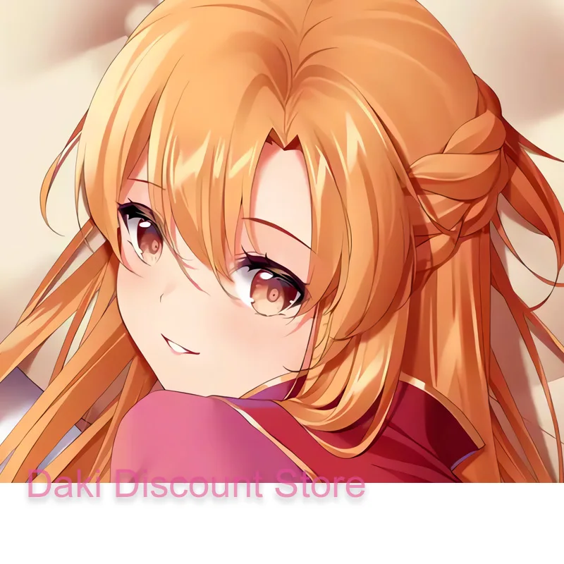 Dakimakura Asuna Anime Double-sided Print 2WAY Life-size Pillowcase Gift Body Pillow Cover