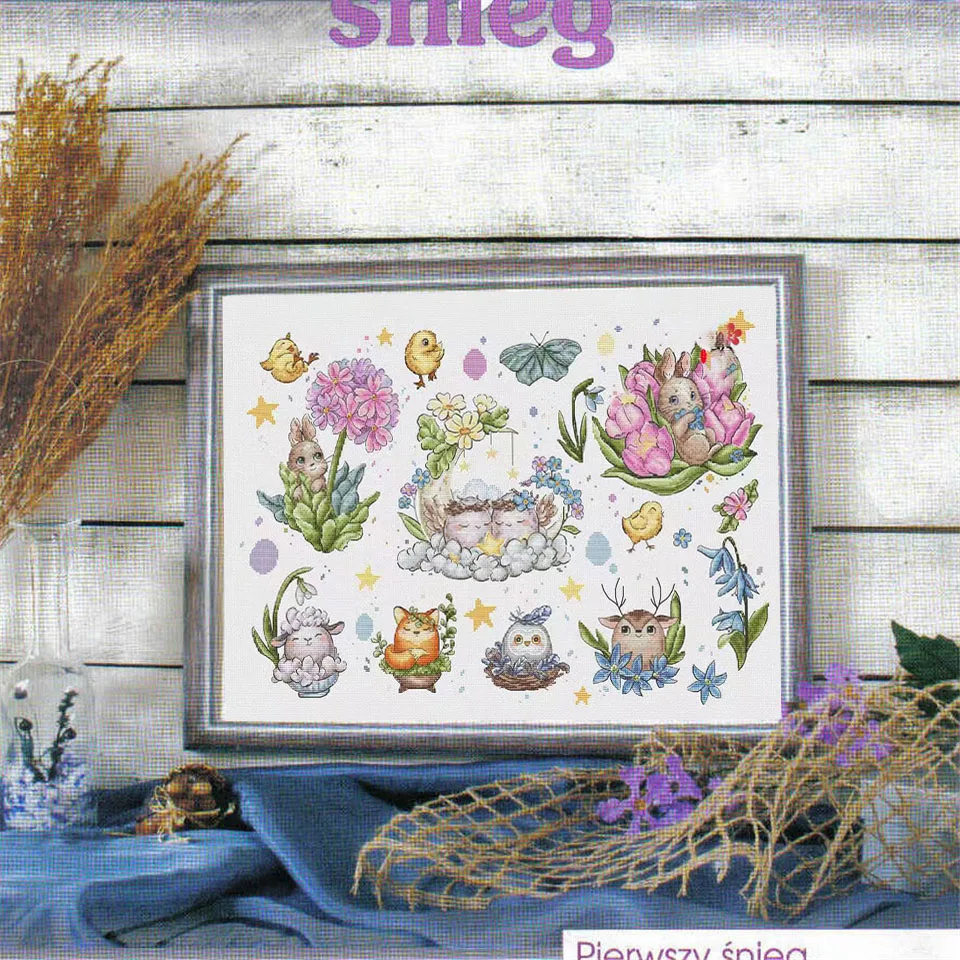 243 Cross Stitch Kits Sets For Embroidery Cross-stitch Cross Stitch Complete Kit Stich Cross Stitch Set Needle Arts & Craft DIY