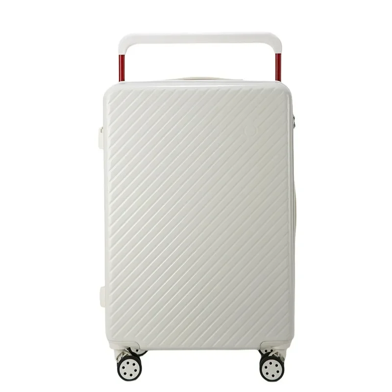 Wide Handle Travel Luggage Suitcase Rolling Spinner Wheels Hardside TSA Lock and ABS 20 24 Inch Unisex